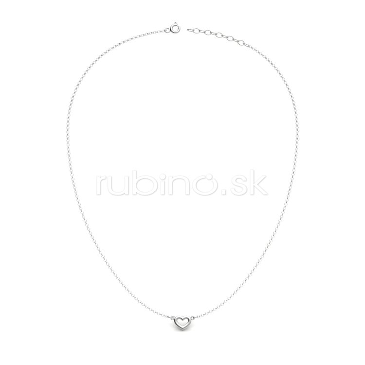 Strieborný náhrdelník - C 143 N