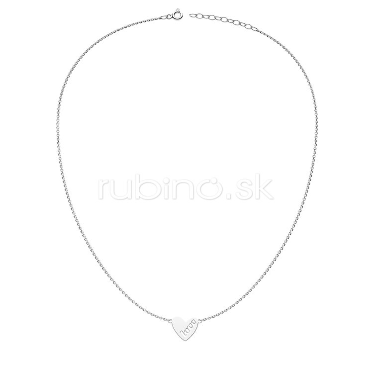 Strieborný náhrdelník - L 013  N