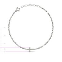 Strieborný náramok - C 247 K