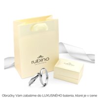 Svadobné obrúčky RBO-003-Z biele zlato