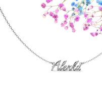 Strieborná retiazka s menom - ALENKA
