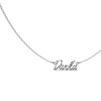 Strieborná retiazka s menom - DANKA