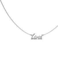 Strieborná retiazka s menom - LÍVIA