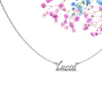 Strieborná retiazka s menom - LUCIA