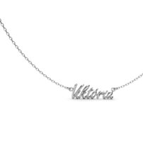 Strieborná retiazka s menom - VIKTÓRIA