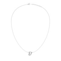 Strieborný náhrdelník písmeno  D - B 126 N