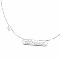 Strieborná retiazka Elegance s menom  - ADRIANA