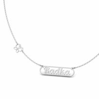 Strieborná retiazka Elegance s menom  - RADKA