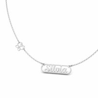Strieborná retiazka Elegance s menom  - SILVIA