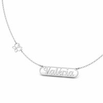 Strieborná retiazka Elegance s menom  - VALÉRIA