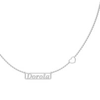Strieborná retiazka s menom Exclusiv - DOROTA
