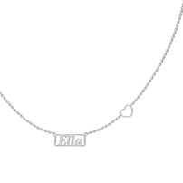 Strieborná retiazka s menom Exclusiv - ELLA
