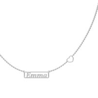 Strieborná retiazka s menom Exclusiv - EMMA