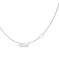 Strieborná retiazka s menom Exclusiv - EVA
