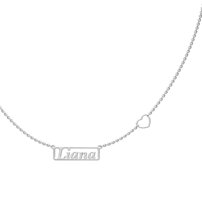Strieborná retiazka s menom Exclusiv - LIANA