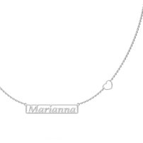 Strieborná retiazka s menom Exclusiv - MARIANNA
