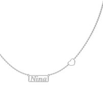 Strieborná retiazka s menom Exclusiv - NINA