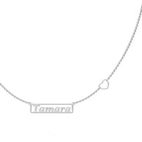 Strieborná retiazka s menom Exclusiv - TAMARA