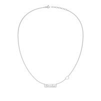 Strieborná retiazka s menom Exclusiv - BROŇA