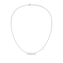 Strieborná retiazka s menom Exclusiv - DAJANA