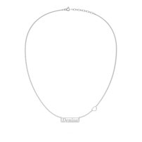 Strieborná retiazka s menom Exclusiv - DENISA