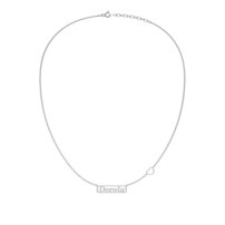 Strieborná retiazka s menom Exclusiv - DOROTA