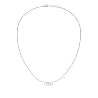 Strieborná retiazka s menom Exclusiv - ELLA
