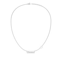 Strieborná retiazka s menom Exclusiv - EMMA