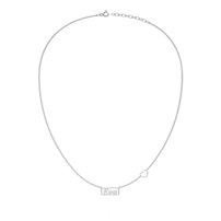 Strieborná retiazka s menom Exclusiv - EVA