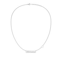 Strieborná retiazka s menom Exclusiv - MIRIAMA