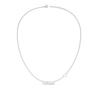 Strieborná retiazka s menom Exclusiv - OLÍVIA