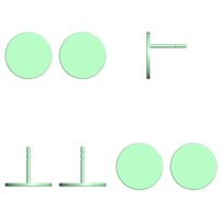 Strieborné náušnice - C 432 T