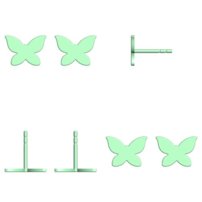 Strieborné náušnice - C 429 T