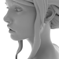 Strieborné náušnice - C 142 T