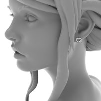 Strieborné náušnice - C 144 T