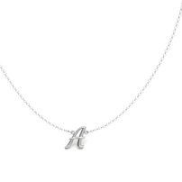 Strieborný náhrdelník písmeno  A - B 126 N