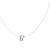 Strieborný náhrdelník písmeno  B - B 126 N