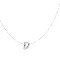 Strieborný náhrdelník písmeno  D - B 126 N