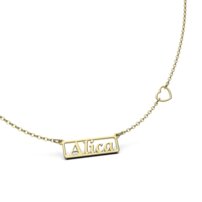Zlatá retiazka s menom EXCLUSIV - ALICA