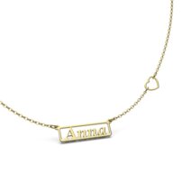 Zlatá retiazka s menom EXCLUSIV - ANNA