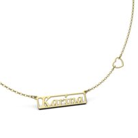 Zlatá retiazka s menom EXCLUSIV - KARINA
