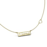 Zlatá retiazka s menom EXCLUSIV - LIANA