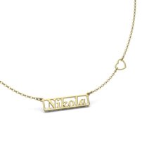 Zlatá retiazka s menom EXCLUSIV - NIKOLA