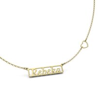 Zlatá retiazka s menom EXCLUSIV - REBEKA