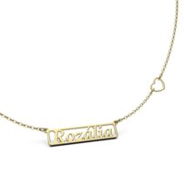 Zlatá retiazka s menom EXCLUSIV - ROZÁLIA