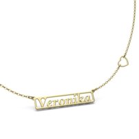 Zlatá retiazka s menom EXCLUSIV - VERONIKA
