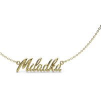 Zlatá retiazka s menom CLASSIC - MILADKA