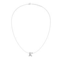 Strieborný náhrdelník písmeno  K - B 126 N